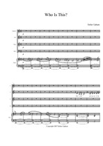 Who is This? (Piano-Vocal Score)