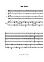 Ma Shmo (Piano-Vocal Score)