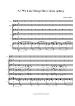 All We Like Sheep (Piano-Vocal Score)