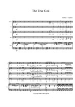 The True God (Piano-Vocal Score)