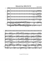 Behold the Branch (Piano-Vocal Score)